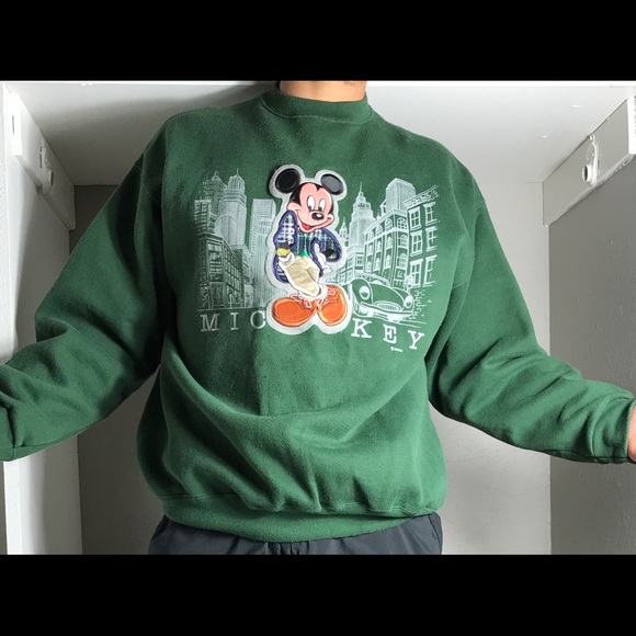 Vintage velva sheen Mickey Mouse sweater XL - Picture 3 of 5